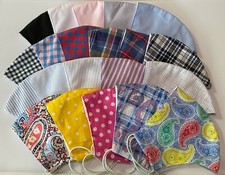 Face Mask - Reusable Washable Breathable Cotton Three Layer  2 count 