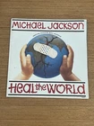 Michael Jackson - Heal The World - Used Vinyl Record 7 - Special Poster Edition
