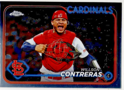 2024 Topps Chrome Baseball Willson Contreras No. 234 St. Louis Cardinals