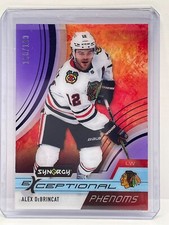 2021-22 UPPER DECK SYNERGY ALEX DEBRINCAT EXCEPTIONAL PHENOMS PURPLE 150/199