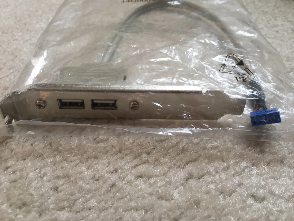 ASUS P/N:14G000500024 2 Port USB 2.0 Cable - Image 3 of 4