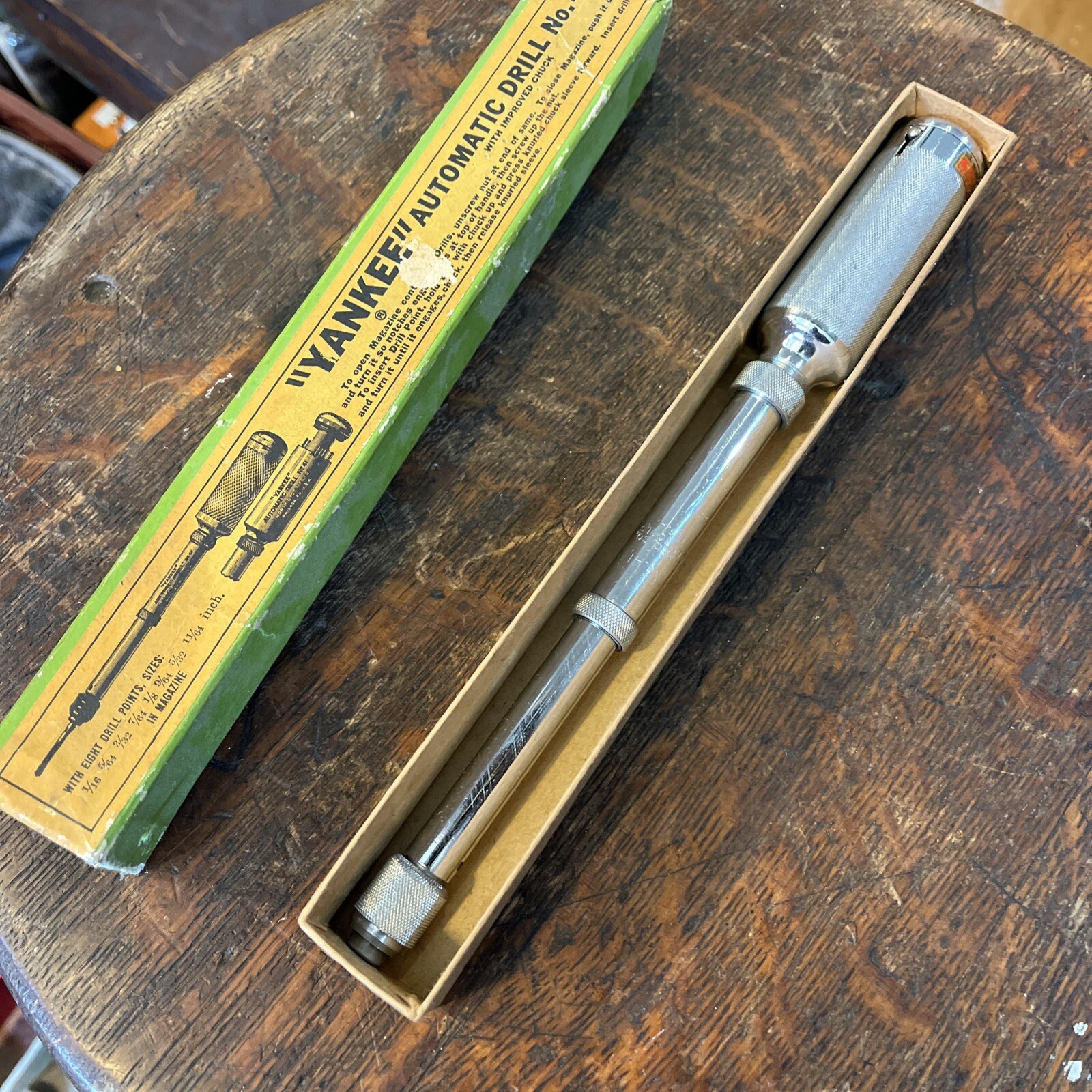 NOS!! NORTH BROS MFG YANKEE Number 41 screwdriver push Drill Vintage