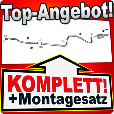 Auspuff für OPEL INSIGNIA A 2.0 CDTi Kombi +Chrom +Rohr Vorne mit sensor