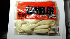 GAMBLER , VINTAGE, "FLAPP'N SHAD", WHITE, 6", SCENTED W/"BANG", LOT OF 10