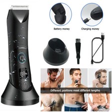 Ball Trimmer for Men Manscape Pubic Hair Waterproof Electric Groin Body Shaver.