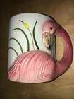 Sculpted Flamingo (neck is handle!) Decorative Coffee Tea Mug slight oversized — photo 1