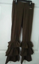 Matilda Jane Paint by Numbers Solid Brown Pants Size 10 