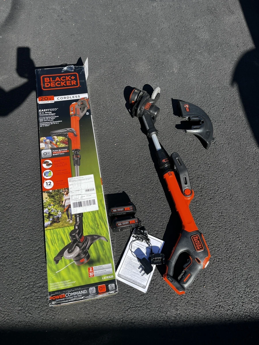 BLACK+DECKER 20V MAX String Trimmer and Edger, Cordless, 12 Inch