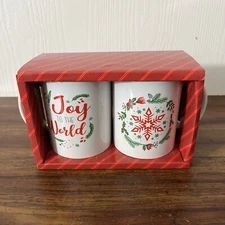 Ceramic Christmas Coffee Mug Set Of 2 12 Cocoas Of Christmas