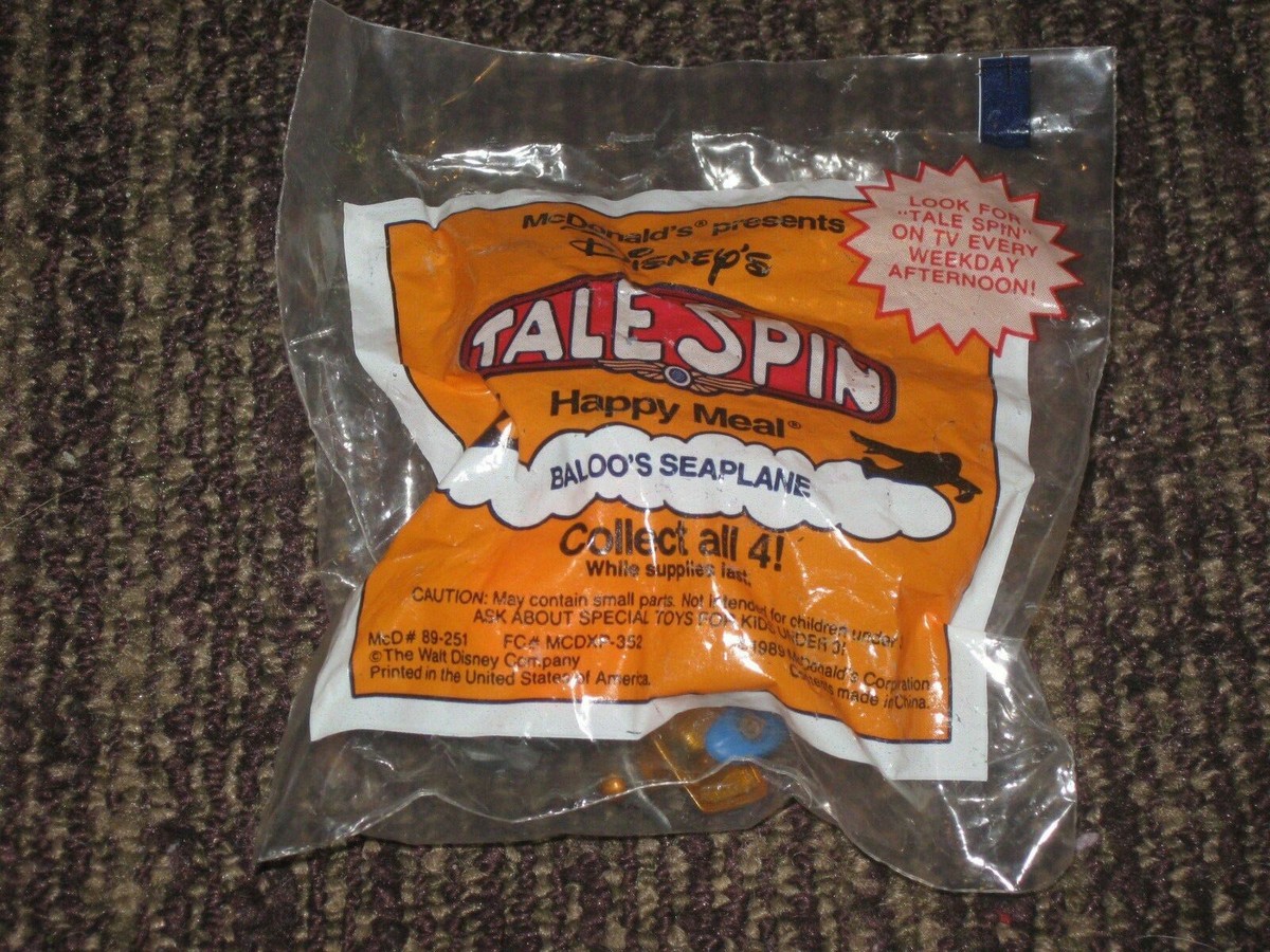 1989 DISNEY'S TALESPIN MCDONALDS HAPPY MEAL TOYS - U PICK | eBay