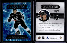 2022-23 Upper Deck Series 2 BLUE DAZZLERS RC Jordan Spence #DZ-67