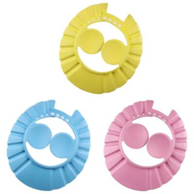 Baby Shower Cap Bathing Cap Adjustable Baby Bath Head Cap Visor for Washing Hair