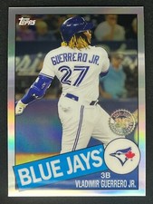 VLADIMIR GUERRERO JR 2020 Topps Chrome 1985 35th Anniversary Base | Blue Jays