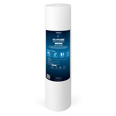 4.5'' x 20'' Big Blue Sediment Water Filters (1 Micron) 1 Whole House Cardridge