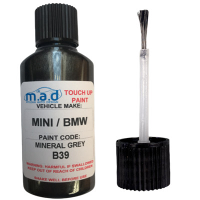 MINI / BMW MINERAL GREY B39 PAINT TOUCH UP KIT 30ML 1 2 3 5 7 8 SERIES ...