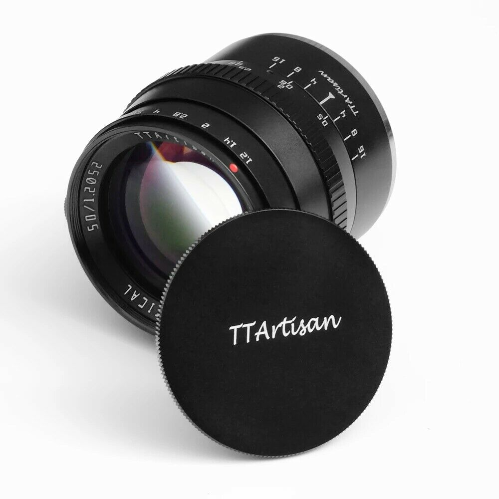 TTArtisan 50mm F1.2 APS-C Lens Sony E Fujifilm M43 Canon RF EF