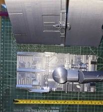 Modern BATTLESTAR Flat Top Ships Moebius And Carina 3d Printed 11" Model Lot X2