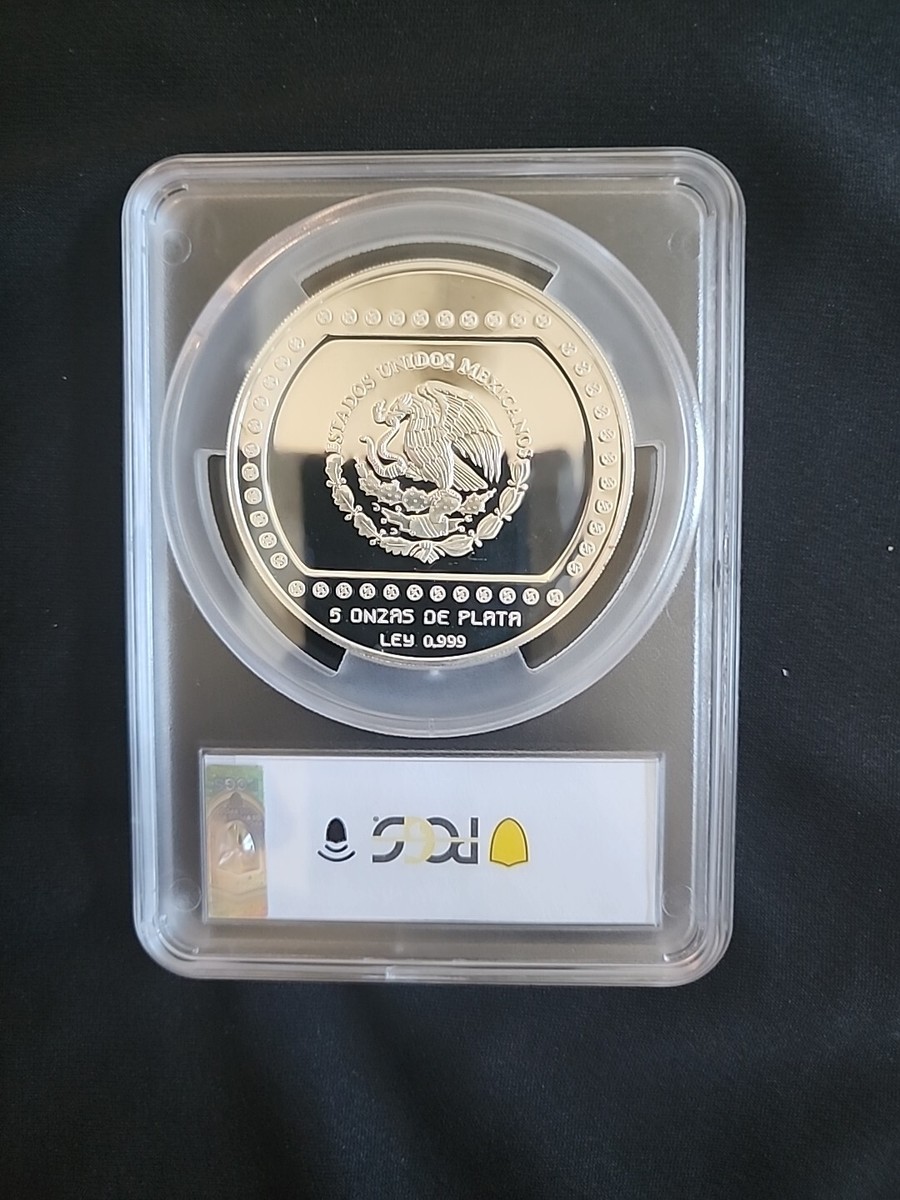 Mexico 10 pesos Precolombina El Tajin PR65 PCGS 5 oz 1993 /4138
