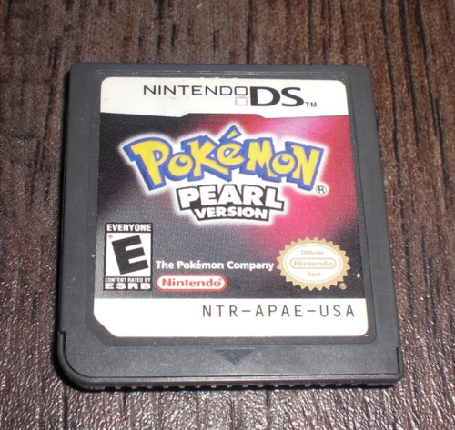 AUTHENTIC Pokemon Pearl Version Game 4 Nintendo DS 3DS XL System Console GENUINE