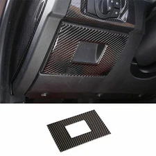 Carbon Fiber Driver Storage Box Handle Cover Decor For BMW 3-Series 2005-2012