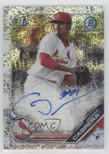 2019 Bowman Chrome Prospect Speckle Refractor 38/299 Genesis Cabrera Auto 0rf9