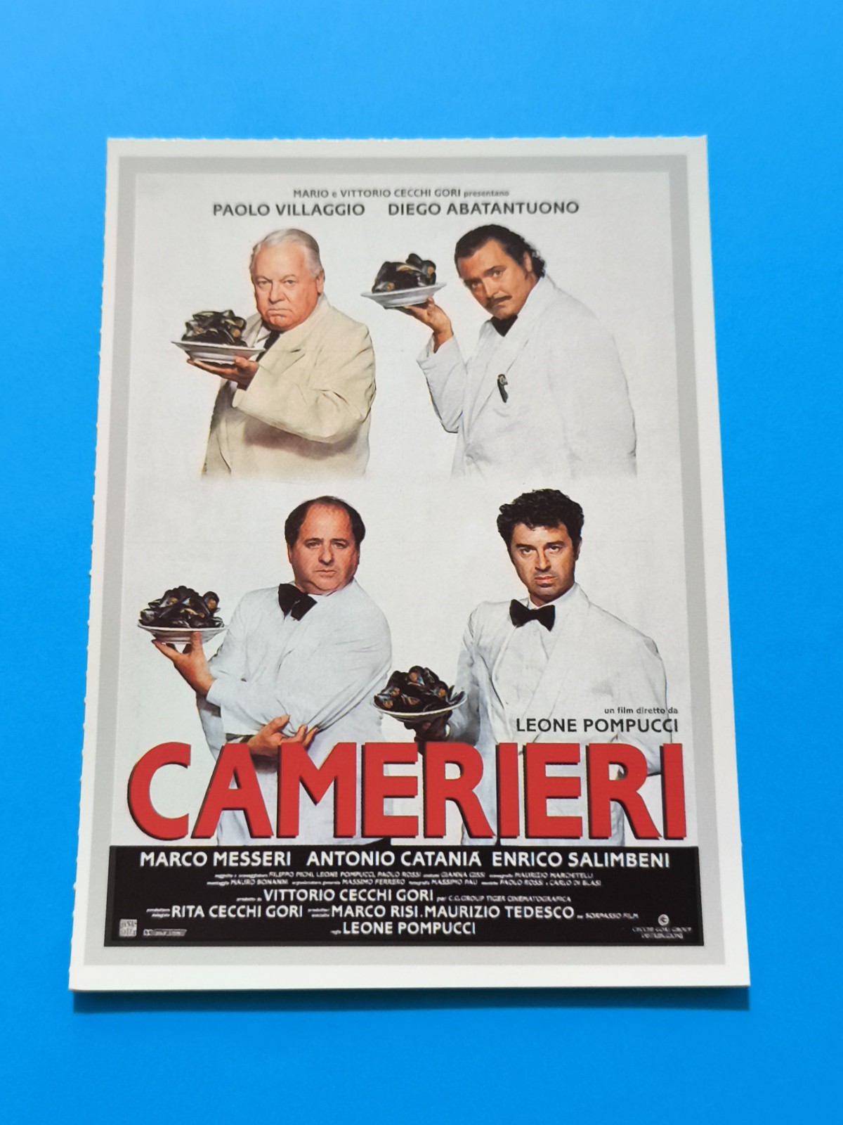 Locandina originale film Camerieri (1995) - Regia di Leone Pompucci