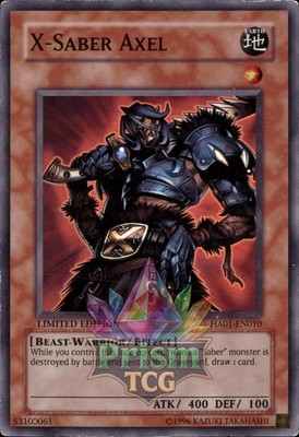 X-Säbel Axel Super Rare HA01-DE010 Yugioh