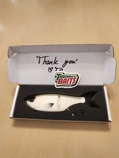 Throwback Baits Metro Glide Swimbait "Pumpkin Bone" NIB