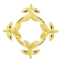 Cavill SilberanhäNger Damen Sterlingsilber 925 Vergoldet Walschwanz-Schmuck