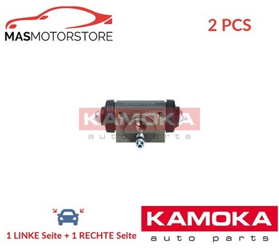RADBREMSZYLINDER TROMMELBREMSE PAAR KAMOKA 1110049 2PCS P FÜR FORD FIESTA V