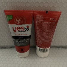 2x Yes To Tomatoes Clear Skin Acne DETOXIFYING CHARCOAL MUD MASK
