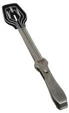 Kuhn Rikon Tongs Easy Lock X LONG Switzerland 15" Multi Use Flat Spatula & Wire