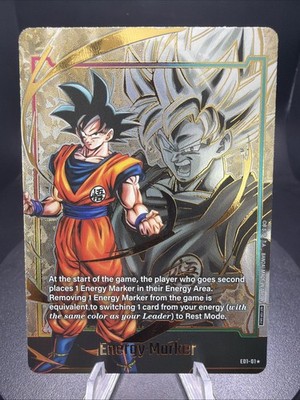 Son Goku Gold Energy Marker E01-01 Dragon Ball Super