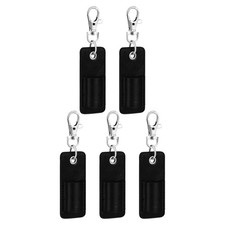 5 PCS Portable Anti-lost Pen Case Clip Lanyard Keychain Neck Holder