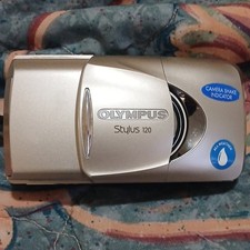 Olympus Stylus 120 Silver 35mm Point Shoot Film Camera with 38-120mm Zoom