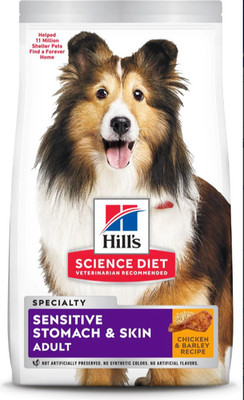 Hill's Science Diet Adult Sensitive Stomach & Skin Dog Food - Chicken, 36lb