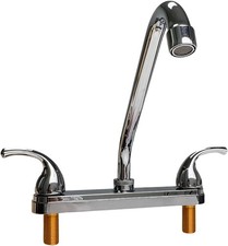 RV Kitchen Faucet,RV Kitchen Sink Faucet Replacement with Two Handle-8" Main