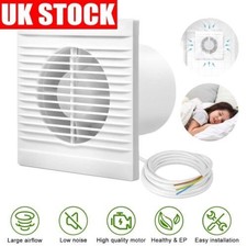 Silent Bathroom Extractor Fan Standard 100MM Kitchen Basement Bathroom