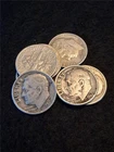 Picker's Bag of x7 CIRC MIXED DATE 90% Silver ROOSEVELT DIMES       #MF-1937
