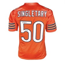 Mike Singletary Chicago Bears Football Autographed Jersey #50 Original