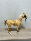 Louis Marx Toys Vintage Johnny West 13.5” Palomino Thunderbolt Horse 1960s