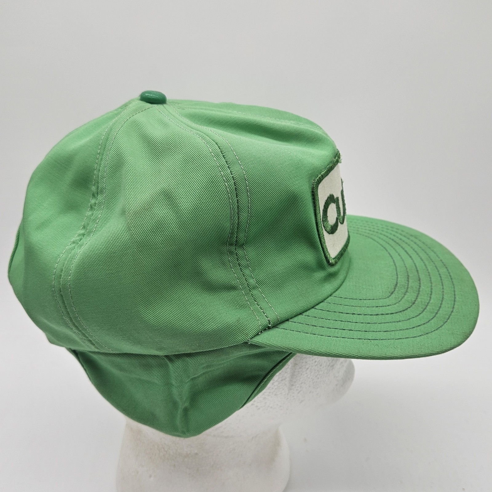 Culbac Hat Earflaps Embroidered Large Patch Vinta… - image 4