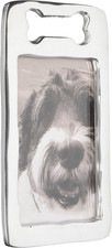 Open Dog Bone 4X6 Frame  Silver  Brillante  Frames  Decorative Photo Frames