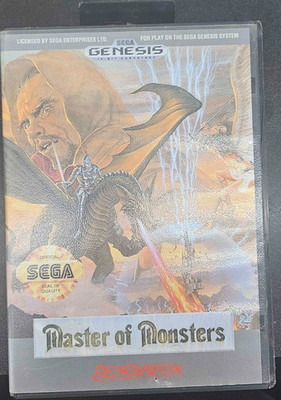 Master of Monsters (Sega Genesis, 1991) CIB, Tested Nice Cart, MISSING MANUAL