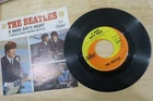 BEATLES "A HARD DAY'S NIGHT / I SHOULD KNOWN BETTER" tear on sleeve capitol 5222