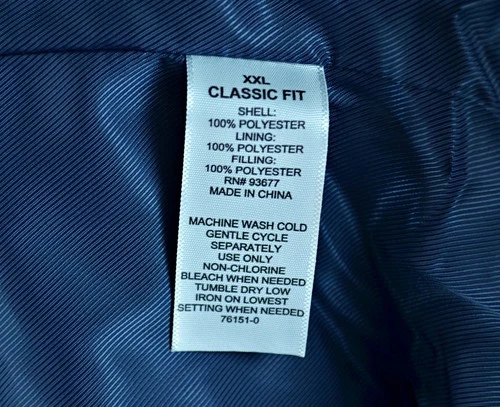 Stafford Quilted Vest Men's 2XL Blue Classic Fit Lined Full Zip Golf NWT image 9
