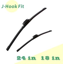 2x 2418 Windshield Wiper Blades For Rivian R1s 2022-2025 J-hook All Season 2x 2418 Windshield Wiper Blades For Rivian R1s 2022-2025 J-hook All Season
