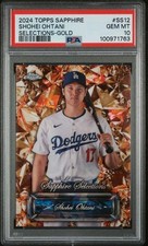 2024 Topps Chrome Shohei Ohtani Sapphire Selections Gold /50 #SS12 PSA 10