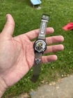 Mighty Morphin Power Rangers 1994 Vintage Black Ranger Zack Watch New Battery