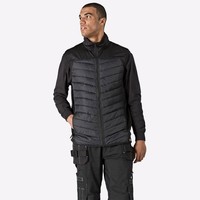 Dickies Herren Generation Hybrid Freizeit Arbeitsweste Zip Up Gilet Schwarz